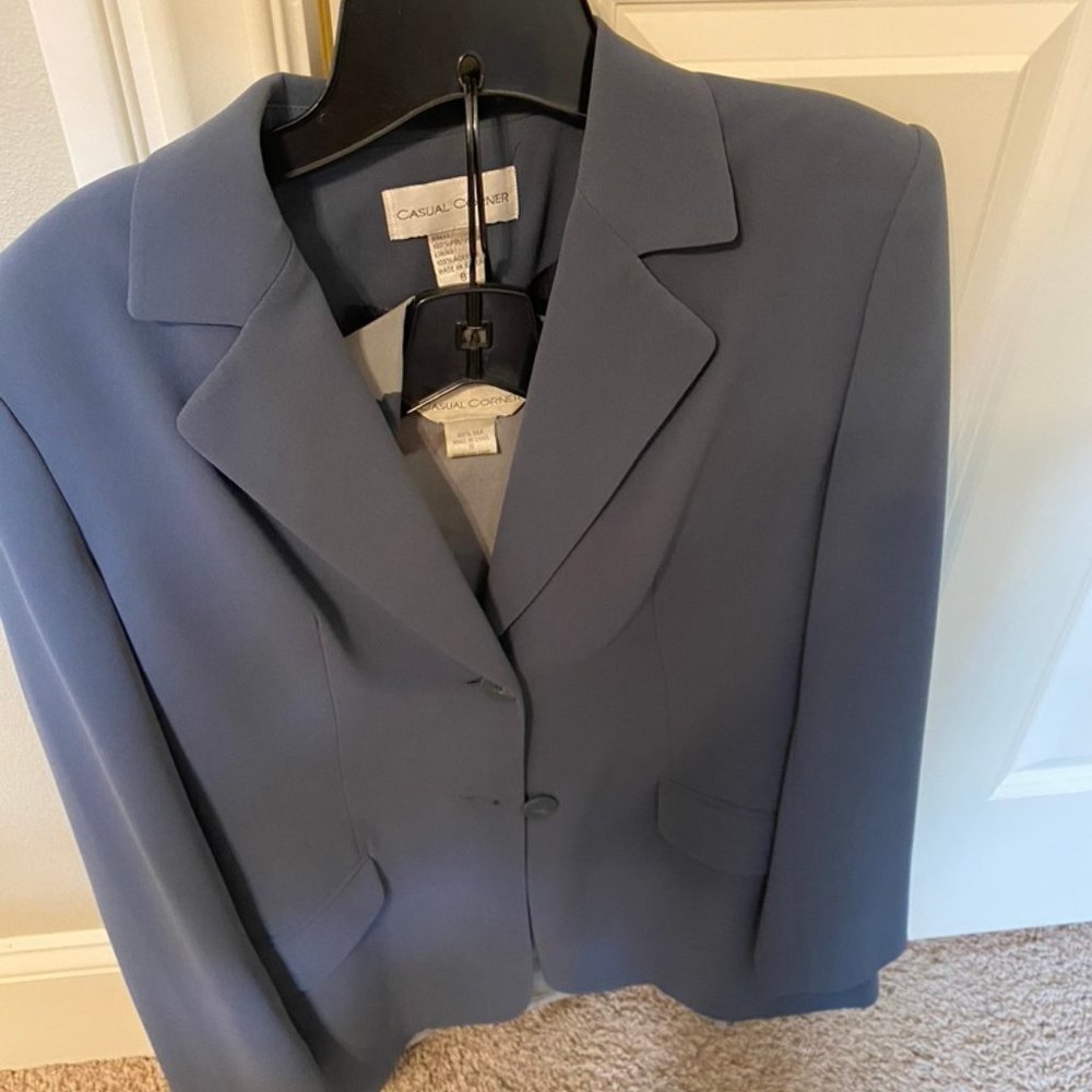 Casual corner pant suit set/skirt